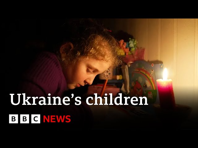 ⁣Ukraine’s children adapt to survive Russia's invasion | BBC News