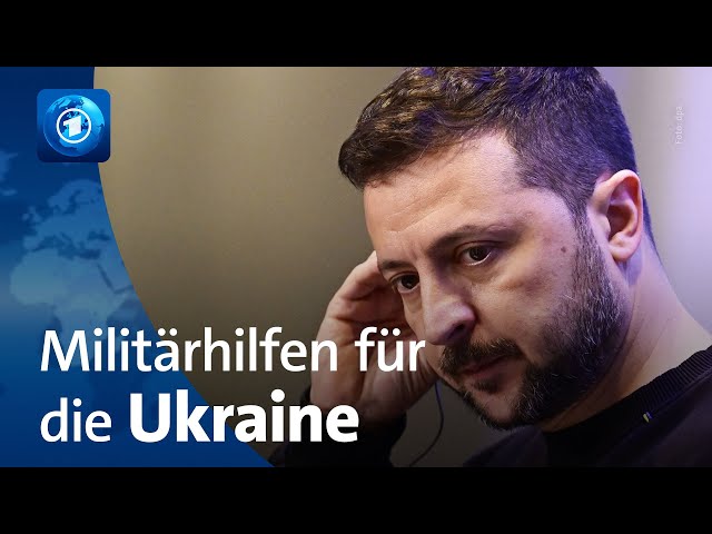 ⁣Krieg gegen die Ukraine: Selenskyj wirbt in Europa für mehr Militärhilfen