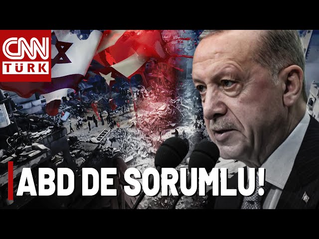 ⁣"ABD De İsrail Kadar Sorumlu" Diyen Erdoğan: Dünya Netanyahu Denilen Manyağı İzliyor!