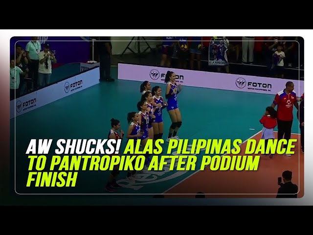 ⁣Aw Shucks! Alas Pilipinas dance to Pantropiko after podium finish