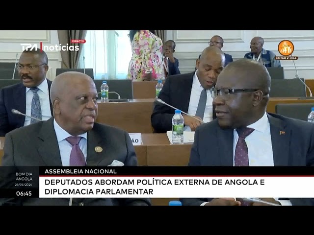 ⁣Assembleia Nacional - Deputados abordam política externa de Angola e diplomacia parlamentar