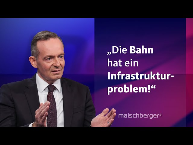 ⁣"Schienen sind in die Jahre gekommen": Volker Wissing über Bahn, Verbrenner-Aus & KI |