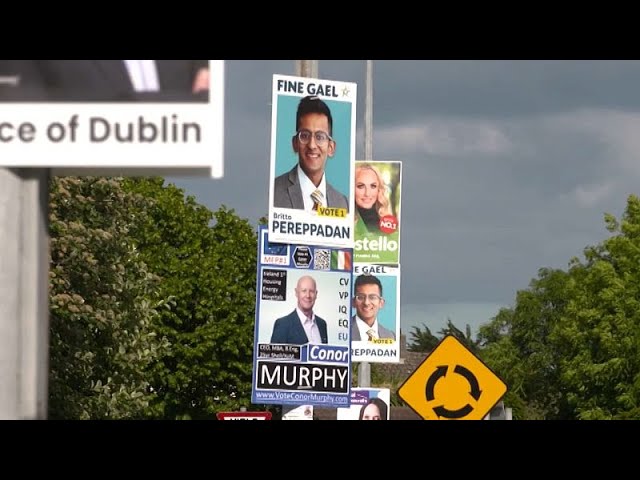 ⁣Élections européennes : l'immigration au cœur de la campagne en Irlande