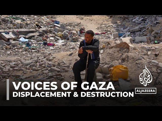 ⁣Displaced Palestinian reflects on loss and injustice faced in Khan Younis