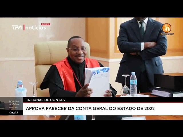 ⁣Tribunal de contas - Aprova parecer da conta geral do Estado de 2022