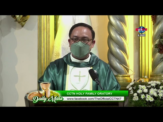 29 MAY 2024 -  HOMILY by Rev.  Fr.  Jesper John Petralba