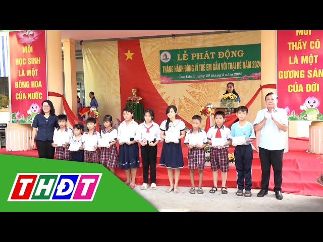 ⁣Huyện Cao Lãnh: Lễ phát động Tháng hành động vì trẻ em năm 2024 | THDT