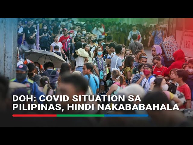 ⁣COVID-19 situation sa Pilipinas, hindi nakababahala ayon sa DOH | ABS-CBN News