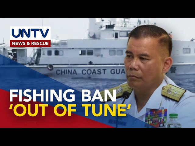 ⁣Philippine Navy says China 'out of their minds' for imposing fishing ban in WPS