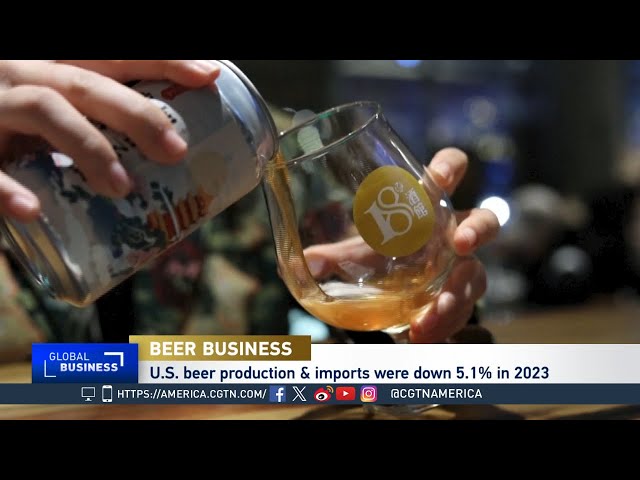 ⁣Global Business: U.S. craft beer sales go flat