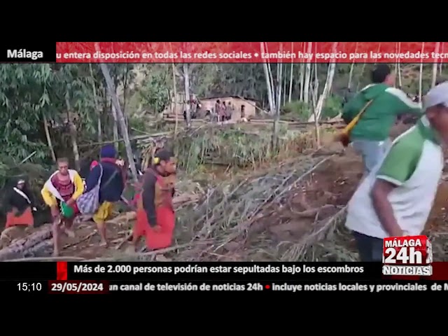 ⁣Noticia - Más de 2.000 personas podrían estar sepultadas bajo escombros en Papúa Nueva Guinea