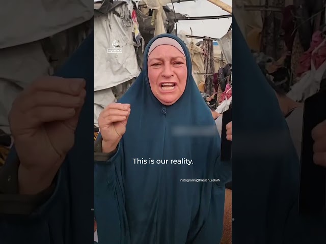 ⁣Palestinian woman calls out Arab countries after Israeli strikes | AJ #shorts