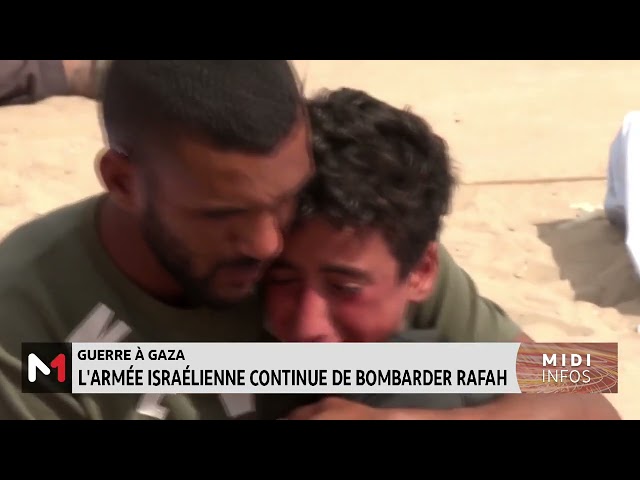 ⁣Guerre à Gaza : l´armée israélienne continue de bombarder Rafah