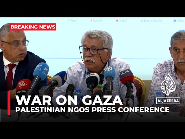 ⁣‘It is Israel’s goal to starve the population’ in Gaza: Palestinian NGOs