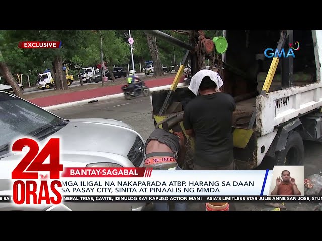 ⁣24 Oras Part 2: Bantay-sagabal sa Pasay; peligrosong tawiran sa Cavite, atbp.