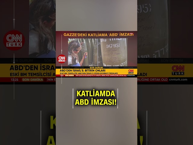 ⁣Gazze'deki Katliama ABD İmzası! İsrail'e Giden Bombanın Üzerindeki Yazı Kan Dondurdu!