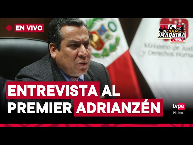 ⁣Premier Gustavo Adrianzén EN VIVO: “A Toda Máquina Perú” del miércoles 29 de mayo del 2024