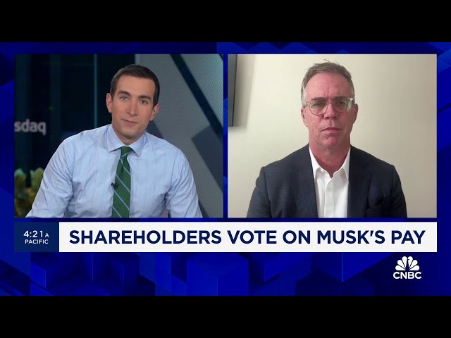 ⁣Shareholders vote on Elon Musk'a pay package: Here's what's at stake