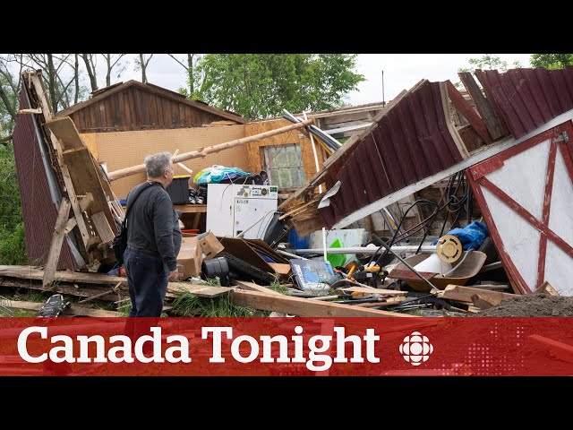 ⁣Quebec tornado felt like a 'welcome to Kansas' moment for this couple | Canada Tonight