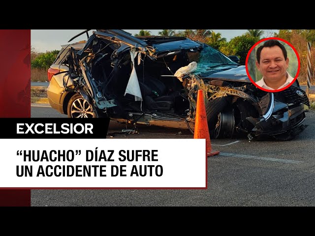 ⁣Joaquín Díaz Mena, candidato de Morena en Yucatán, sufre aparatoso accidente vial