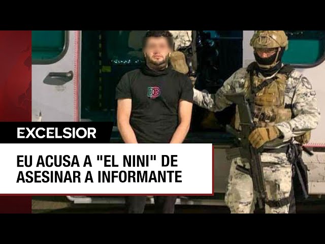 ⁣"El Nini", sicario de Los Chapitos, acusado de asesinar a informante de la DEA