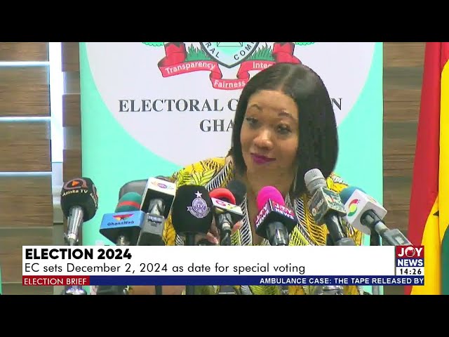 ⁣Election 2024: EC sets December 2, 2024 as date for special voting