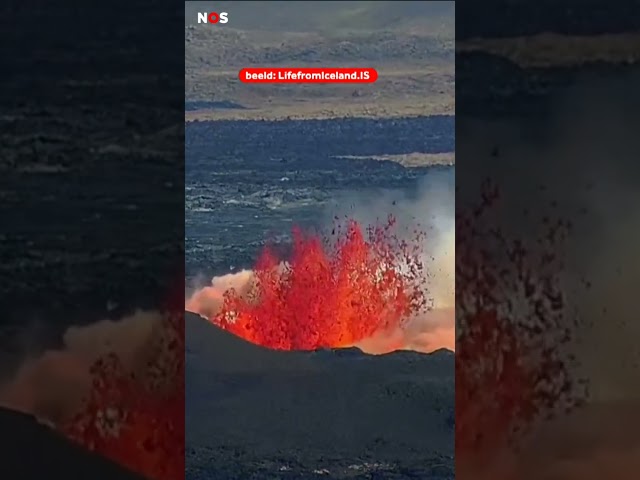 ⁣Opnieuw grote vulkaanuitbarsting op IJsland