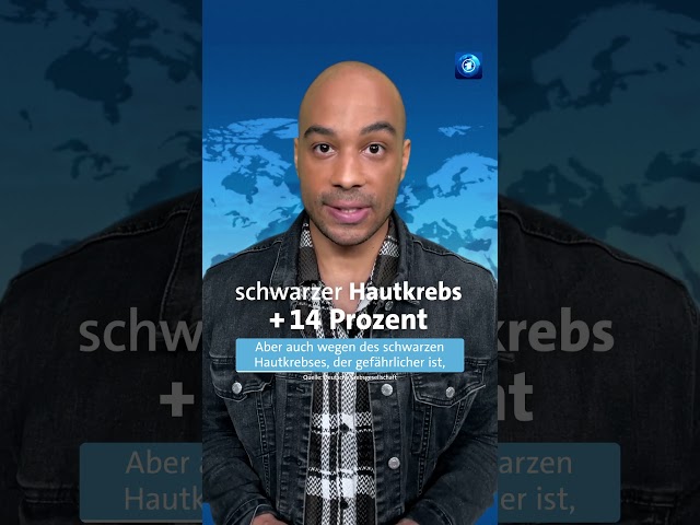 ⁣Statistisches Bundesamt: Deutlicher Anstieg bei Hautkrebsbehandlungen. #shorts #tagesschau