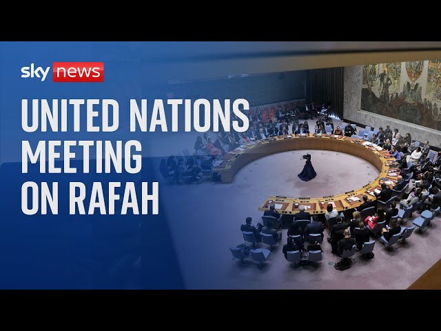 ⁣Watch live: UN Security Council stakeout following the deadly strike in Rafah