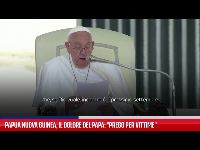 ⁣Papua Nuova Guinea, il dolore del Papa: "Prego per vittime"