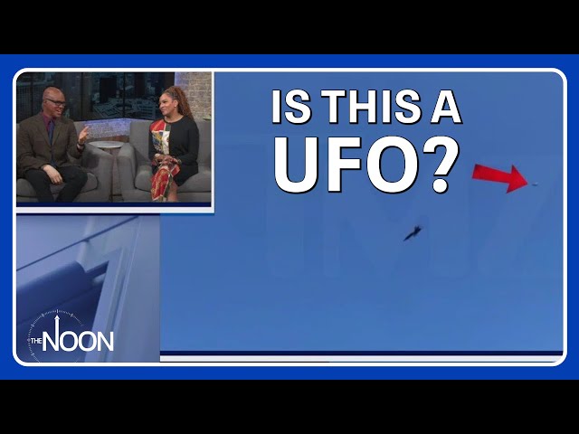 Do you believe this was a UFO? #TheNoon