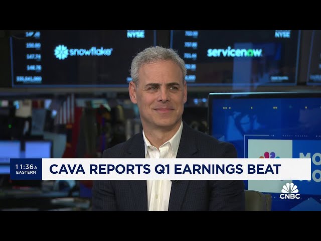 ⁣Cava CEO Brett Schulman on Q1 earnings beat