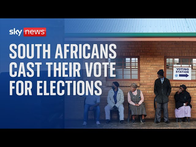 ⁣Watch live: Voters cast their ballots in Cape Town for the South African elections