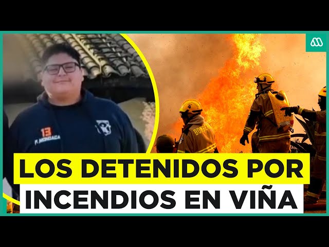 ⁣Detenidos por incendios en Viña: El mortal plan de bombero y brigadista