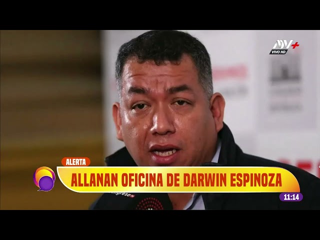 Allanan oficina del congresista Darwin Espinoza