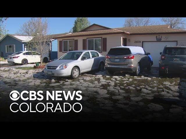 ⁣Greeley residents cleaning up after severe hail, heavy rain hits neighborhoods