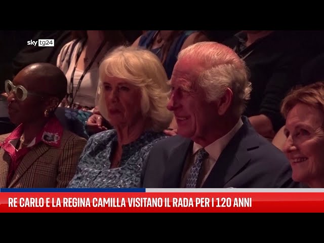 ⁣Re Carlo e la regina Camilla visitano la Rada per i 120 anni