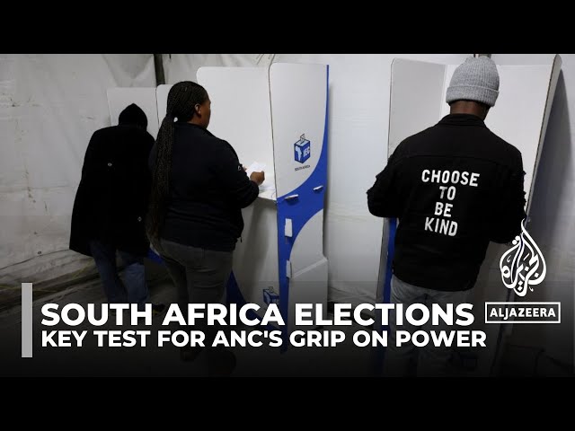 ⁣South Africa goes to the polls in key test for ANC's grip on power