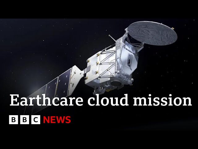 ⁣European-Japanese satellite blasts off to space | BBC News