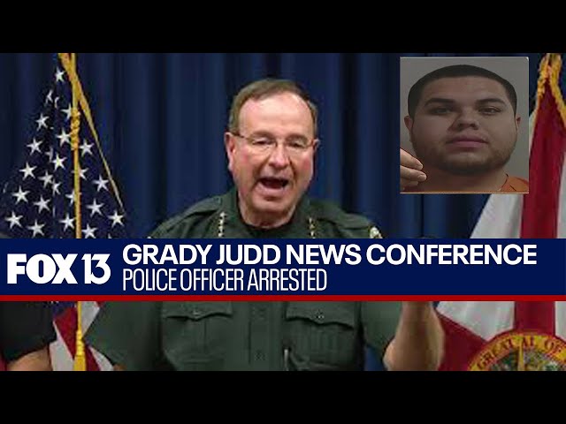 ⁣Bartow police officer arrested: Sheriff Grady Judd