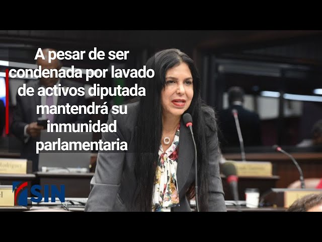 A pesar de ser condenada por lavado de activos diputada mantendrá su inmunidad parlamentaria