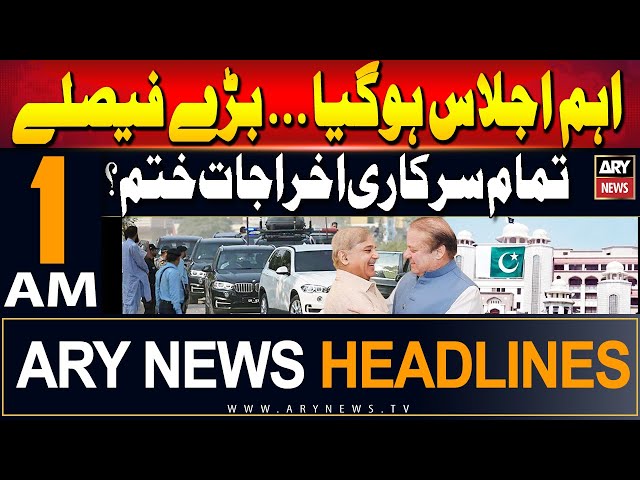 ⁣ARY News 1AM Headlines 30th May 2024 | PM Shehbaz Sharif and Nawaz Sharif Important Meeting