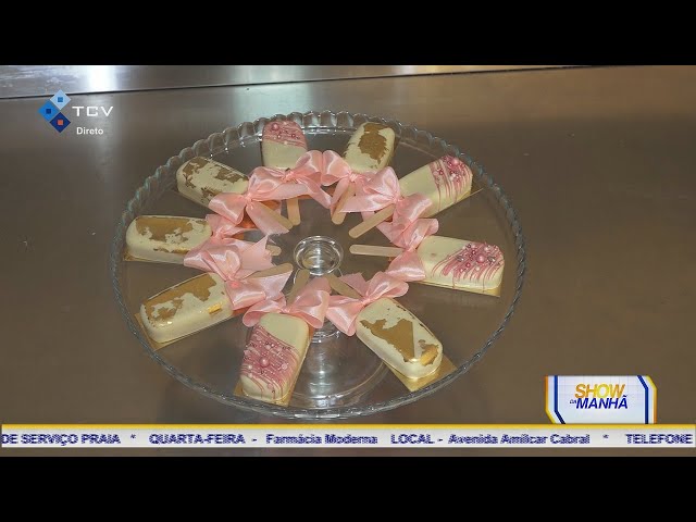 ⁣Show da Manhã: Rubrica Paladar "Cakesicles" com pasteleiro Nelito Mota