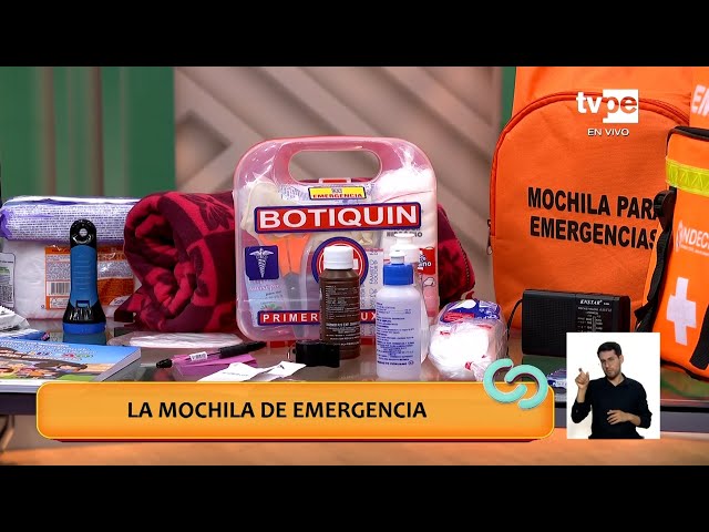 Más Conectados: ¿Qué debe contener tu mochila para emergencias?