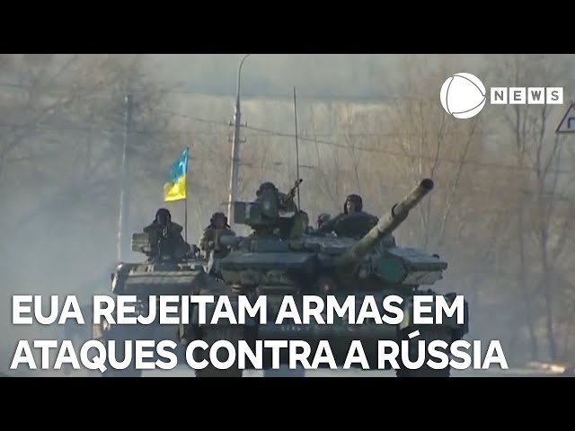 ⁣EUA rejeitam uso de armas em ataques contra a Rússia