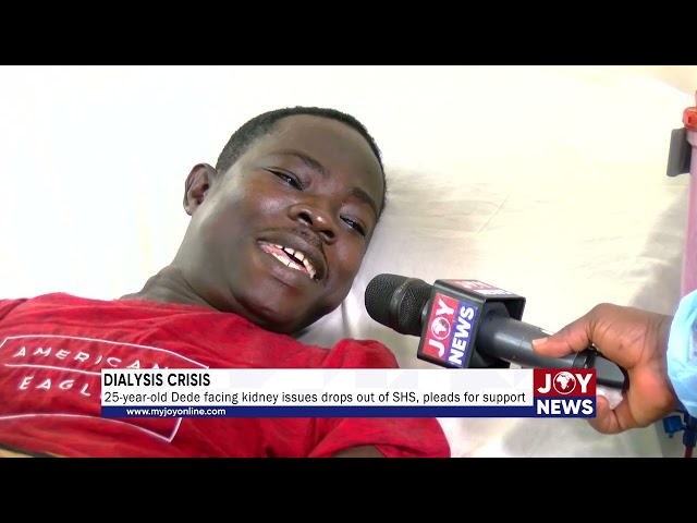 ⁣Dialysis Crisis: 25-year-old Dede facing kidney issues, drops out of SHS and pleads for support.