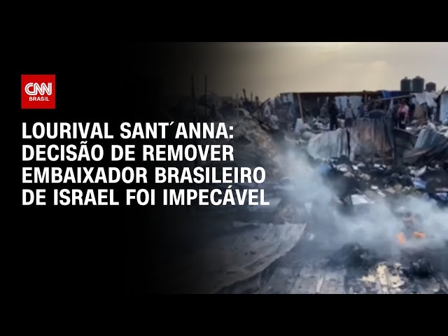 ⁣Lourival Sant´Anna: Decisão de remover embaixador brasileiro de Israel foi impecável |CNN PRIME TIME