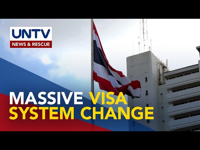 ⁣Visa system para sa mga turista sa Thailand, pinalawig — Thai gov't