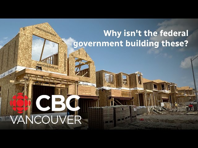 ⁣Why isn't the federal government directly involved in building homes?
