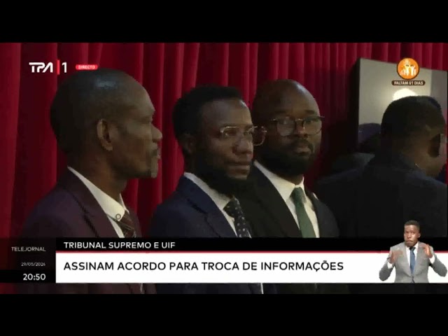 Tribunal Supremo e UIF assinam acordo para troca de informações